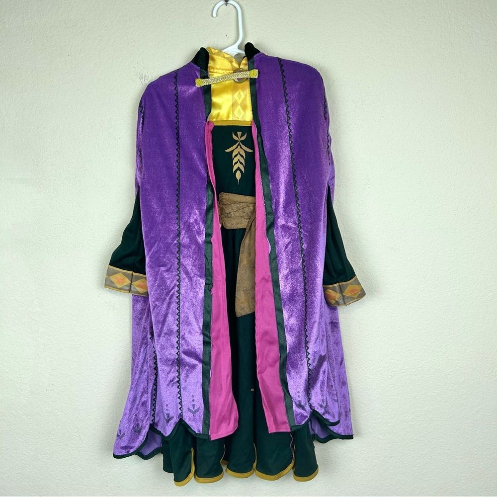 Disney Anna Frozen II Toddler 3-4 Dress & Cape Costume